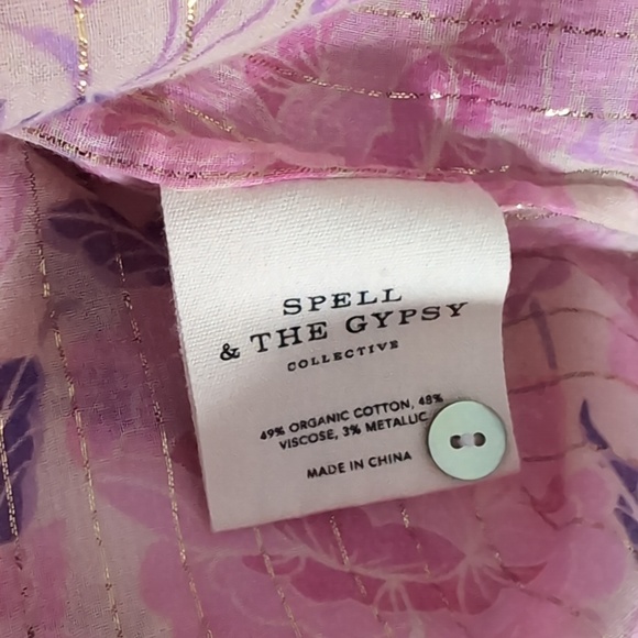 Spell & The Gypsy Mystic Musk Blouse Small - Picture 7 of 9